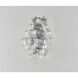 Canada 4 Light 7 inch Chrome Wall Sconce Wall Light